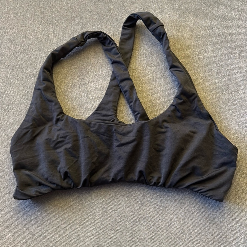 Blue Life xs black bikini top